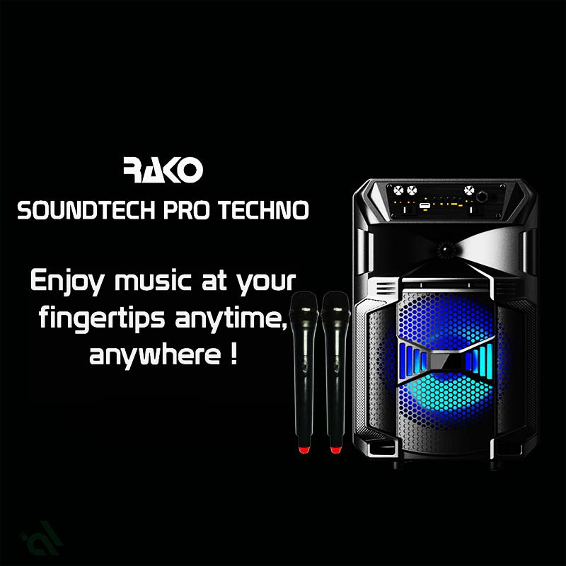 Rako SoundTech Pro Techno with 2 Mic. Rako SoundTech Pro Techno with 2 Mic.